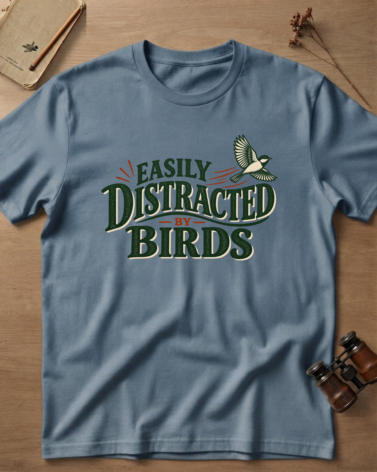 Easily Distracted By Birds T-Shirt