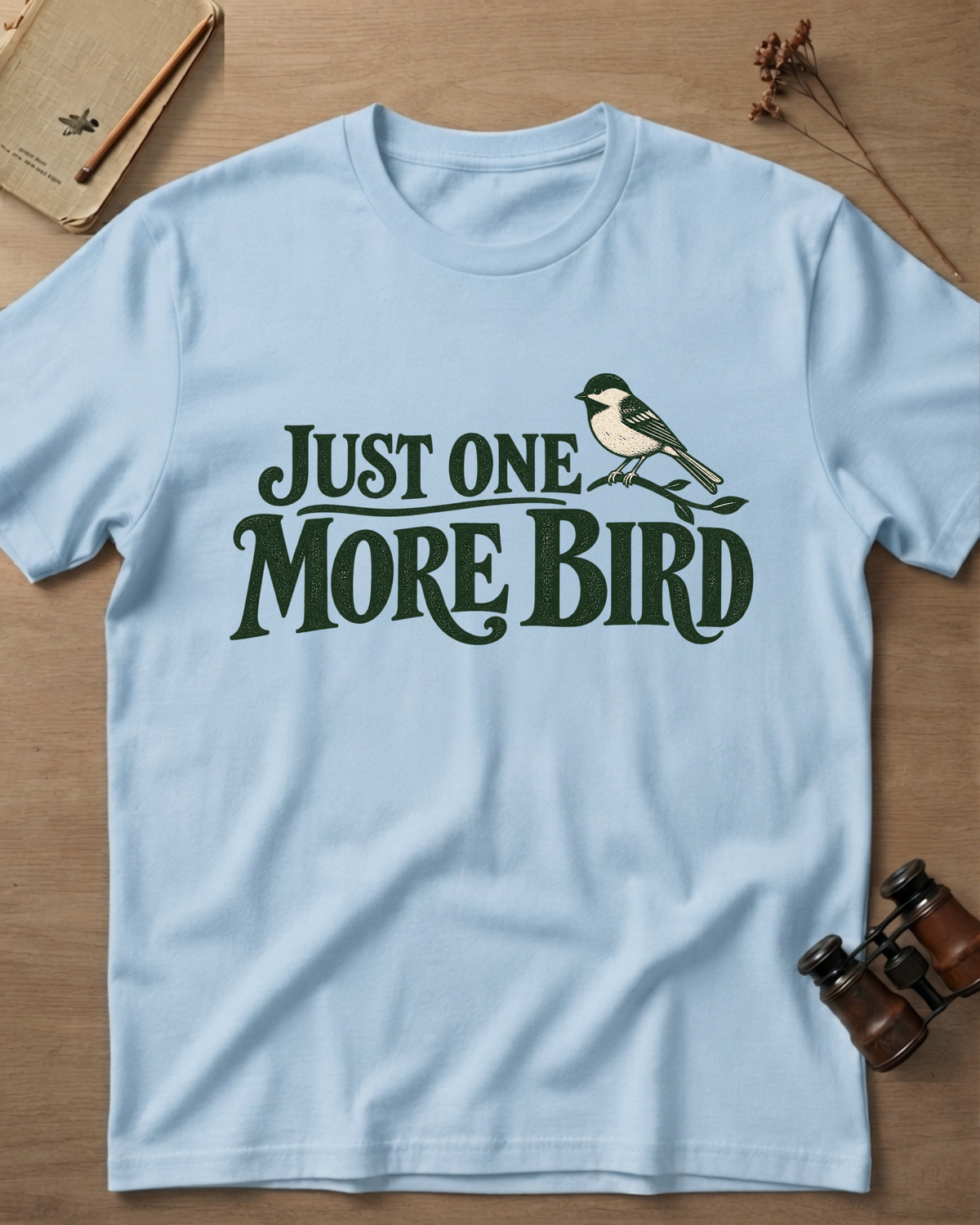 Just One More Bird, Perched T-Shirt