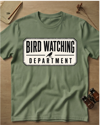 Bird Watching Department T-Shirt