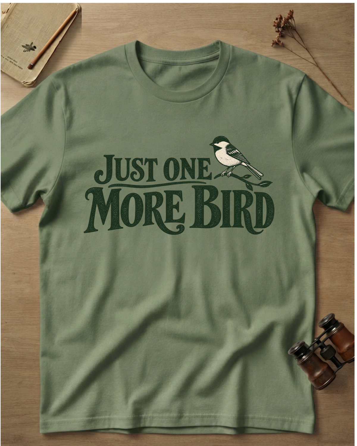 Just One More Bird, Perched T-Shirt