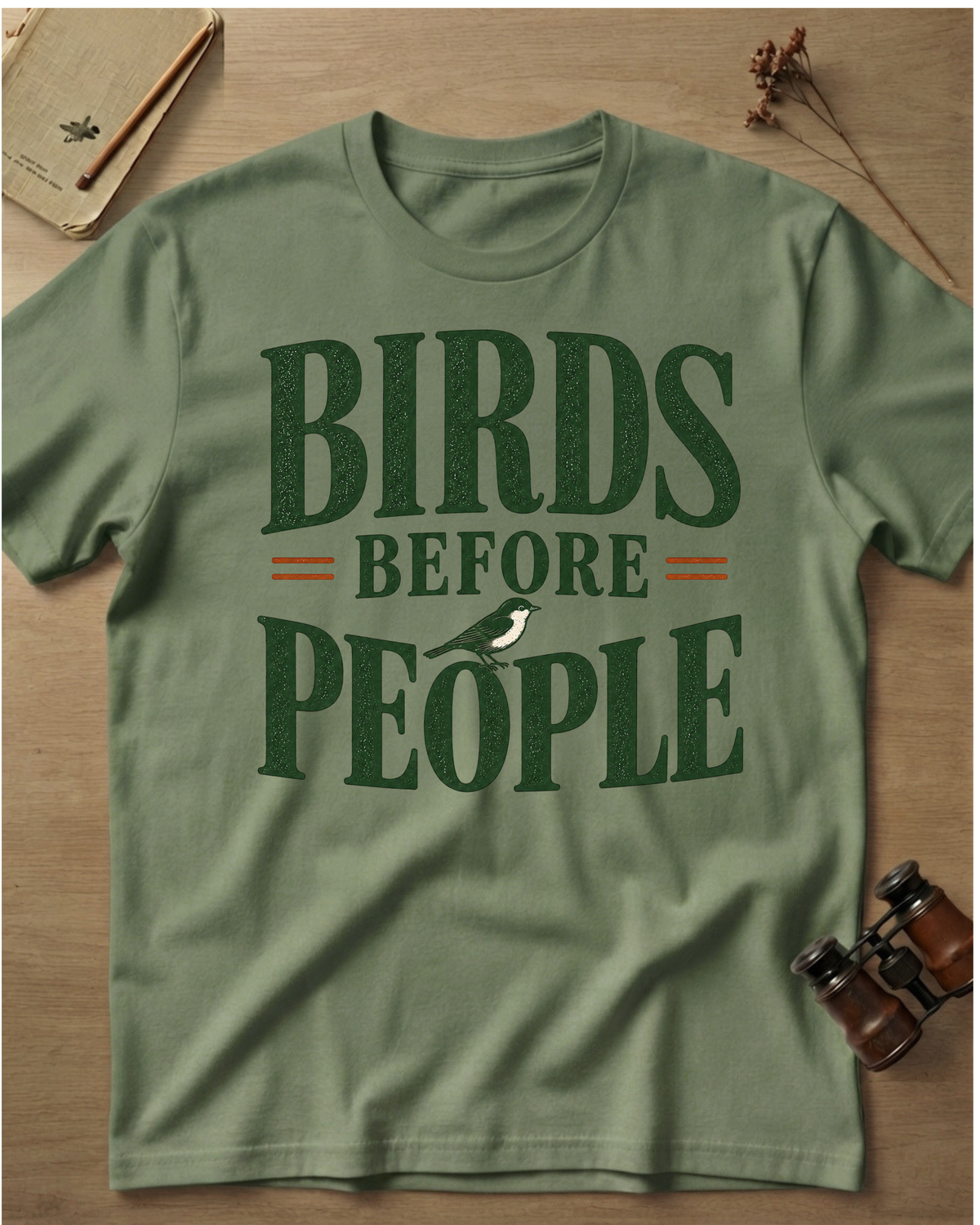 Birds Before People  T-Shirt