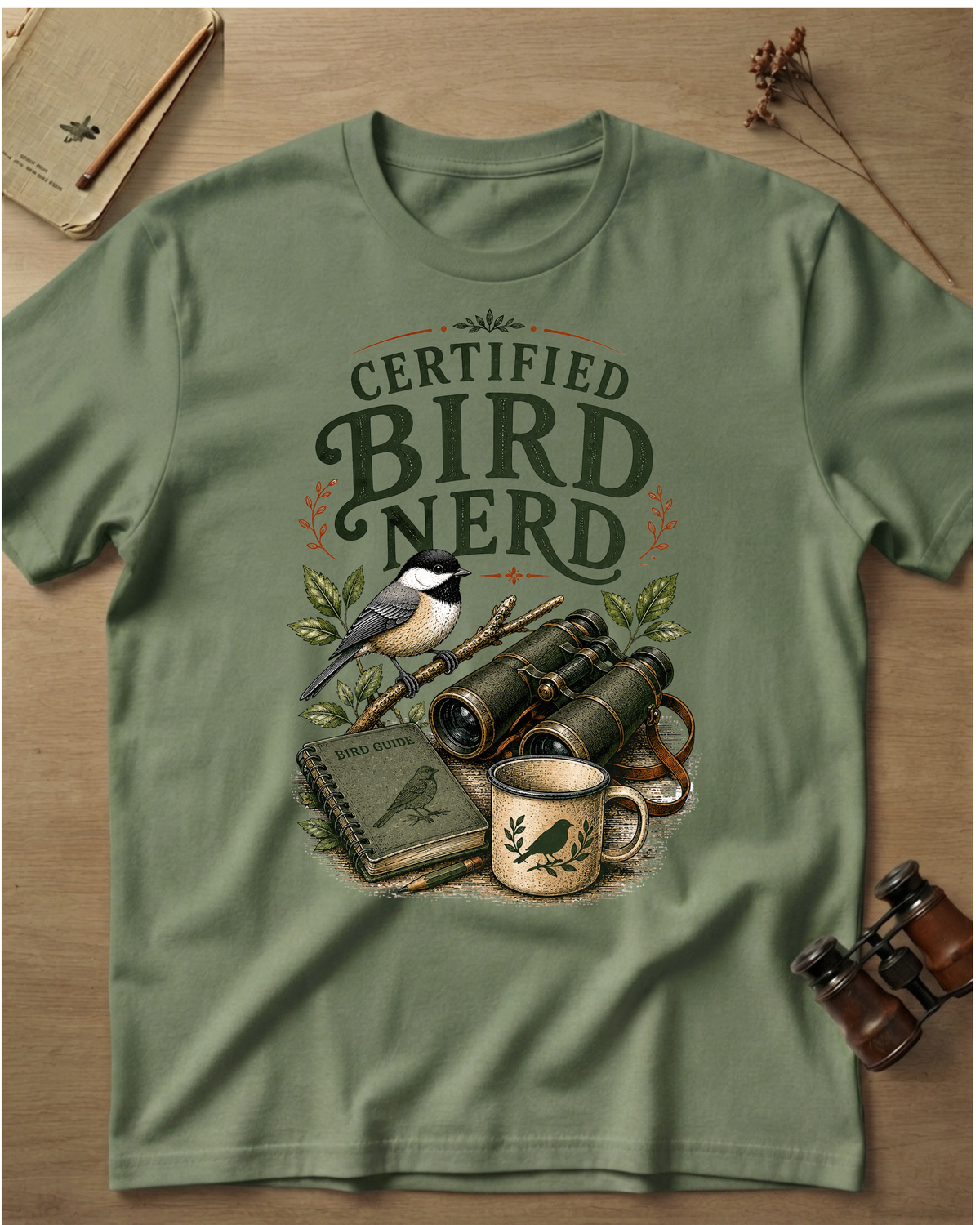Certified Bird Nerd T-Shirt
