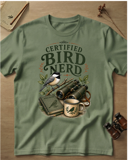 Certified Bird Nerd T-Shirt
