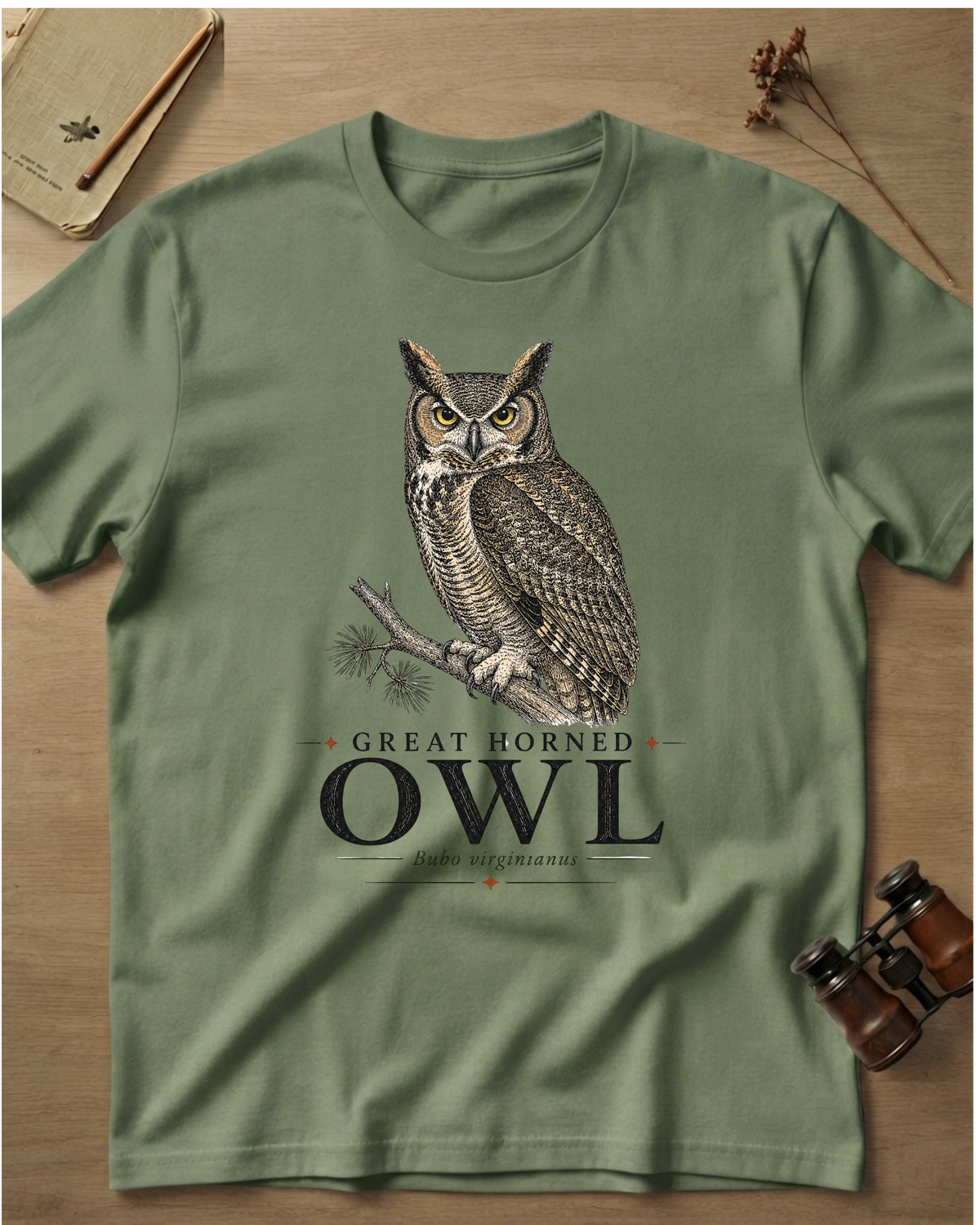 Great Horned Owl T-Shirt