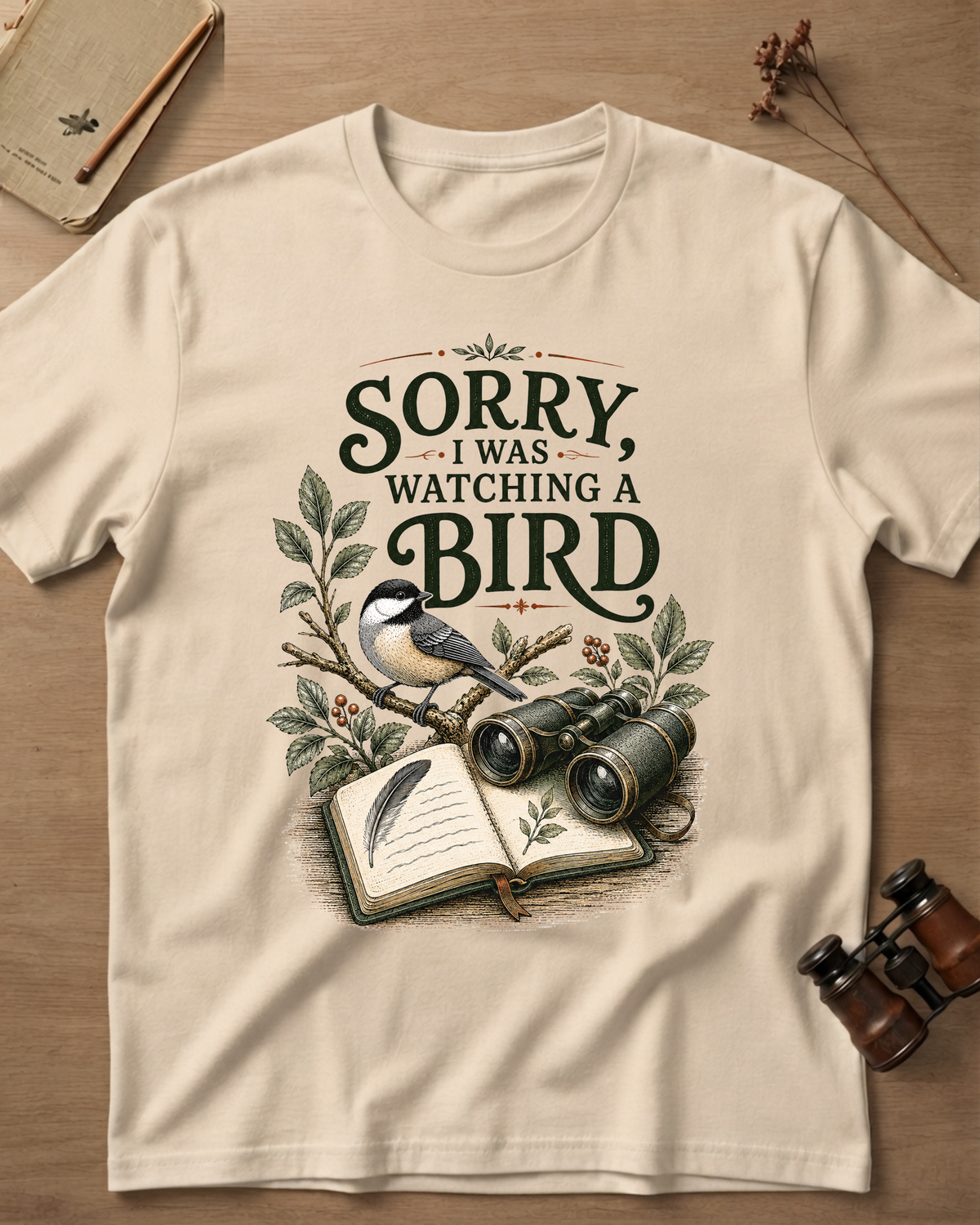 Sorry I Was Watching A Bird T-Shirt
