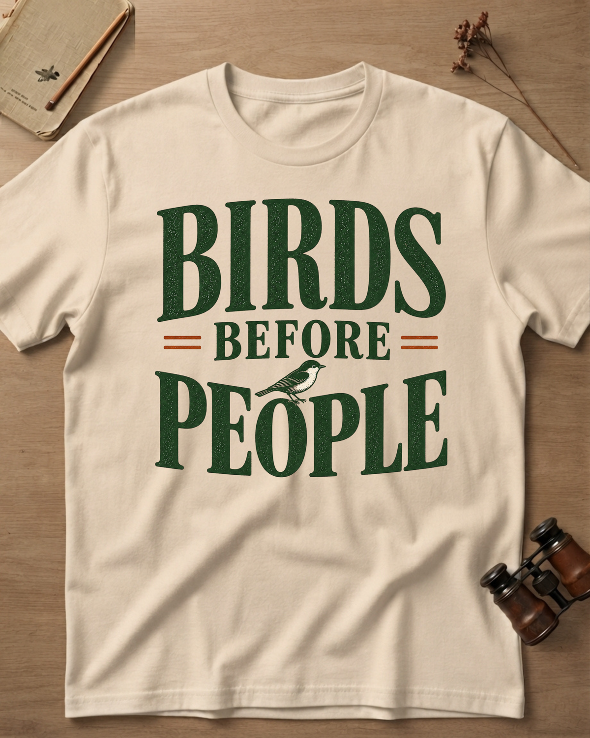 Birds Before People  T-Shirt