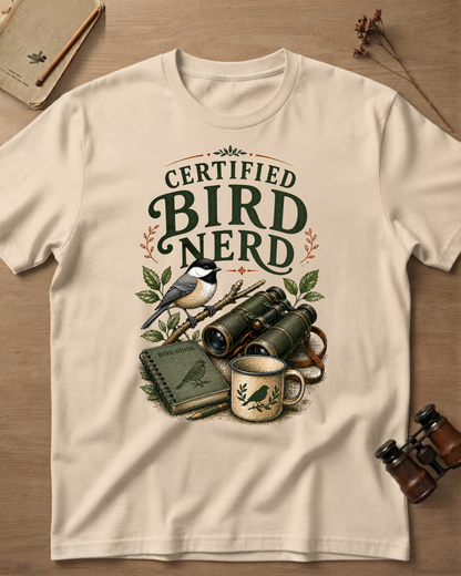 Certified Bird Nerd T-Shirt