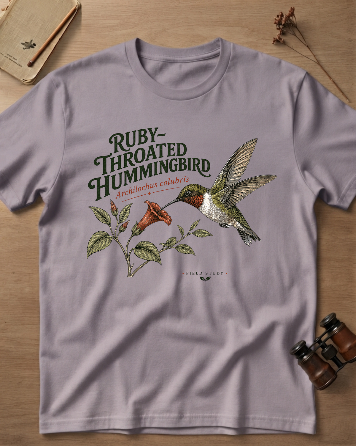 Ruby-Throated Hummingbird 1 T-Shirt
