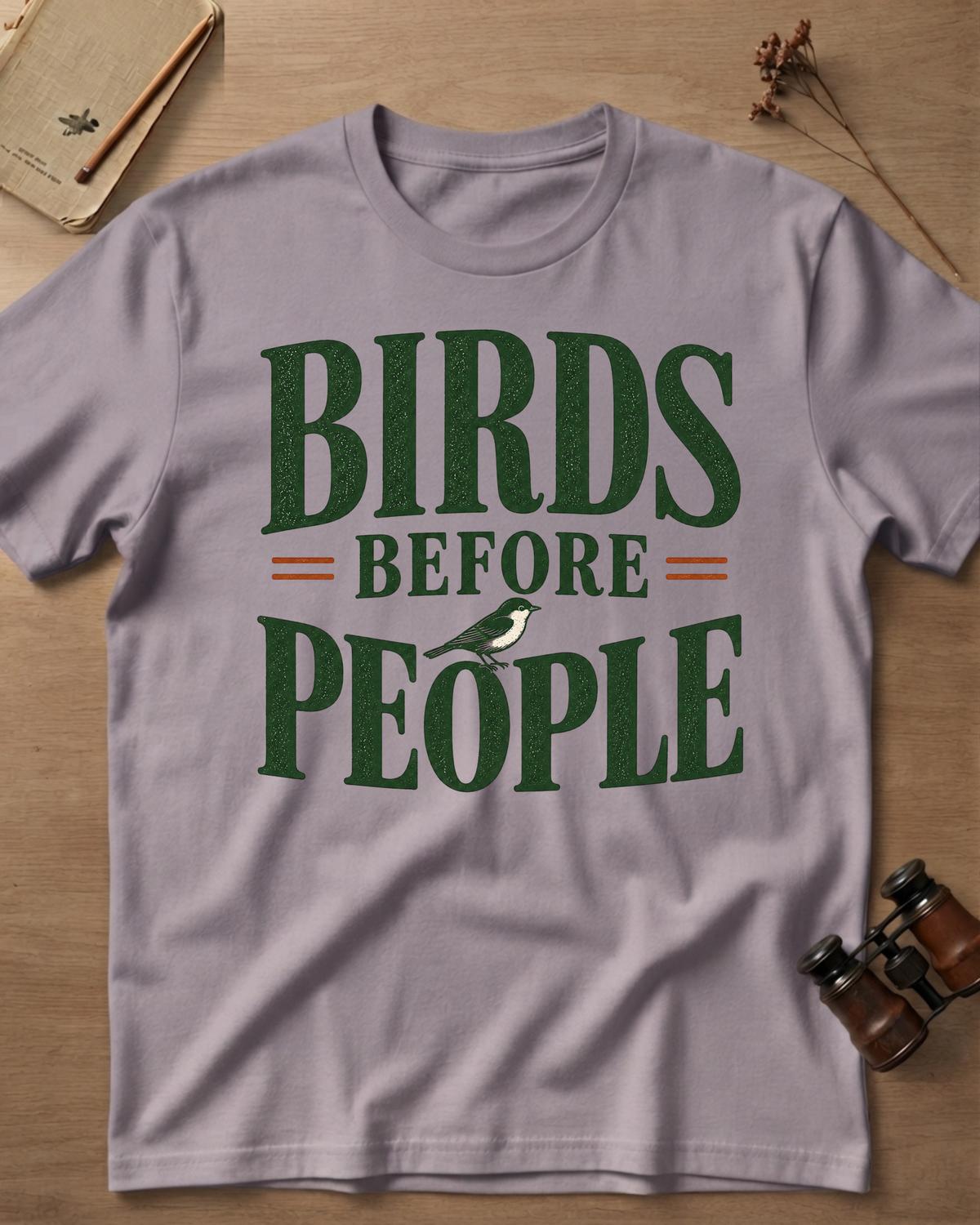 Birds Before People  T-Shirt
