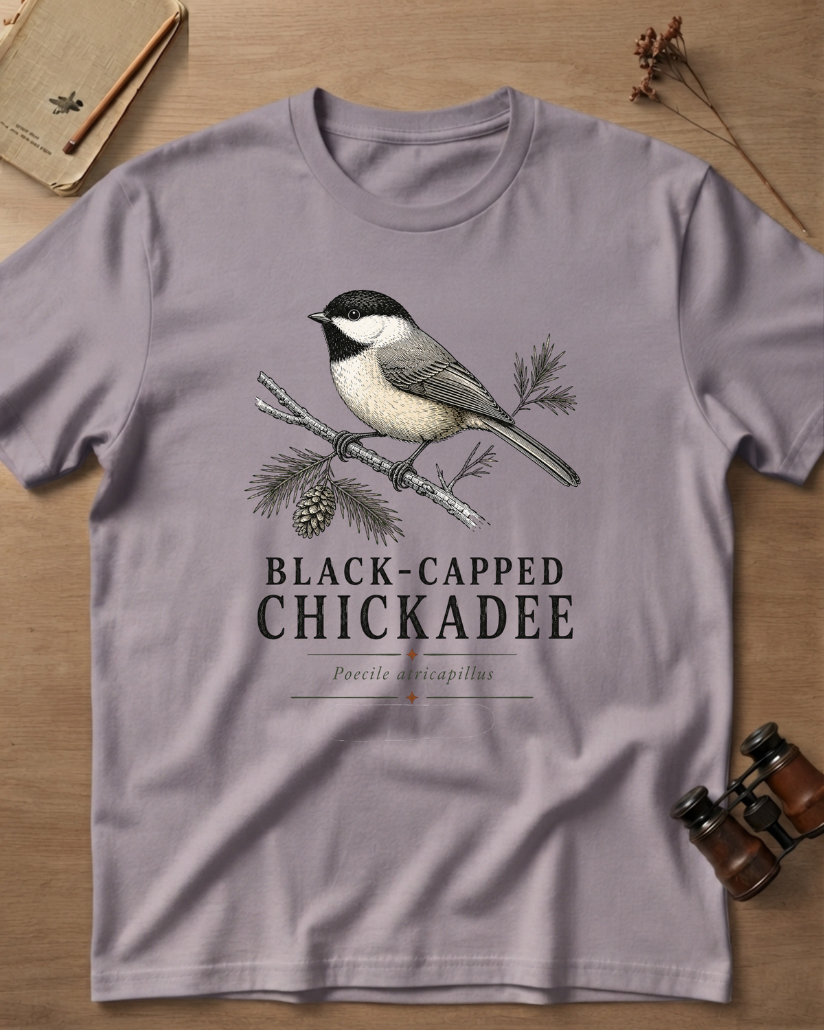 Black-Capped Chickadee T-Shirt