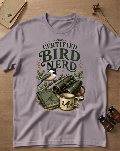 Certified Bird Nerd T-Shirt