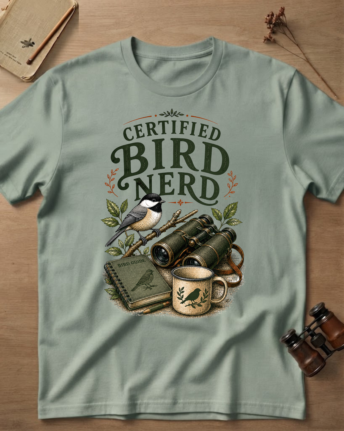 Certified Bird Nerd T-Shirt