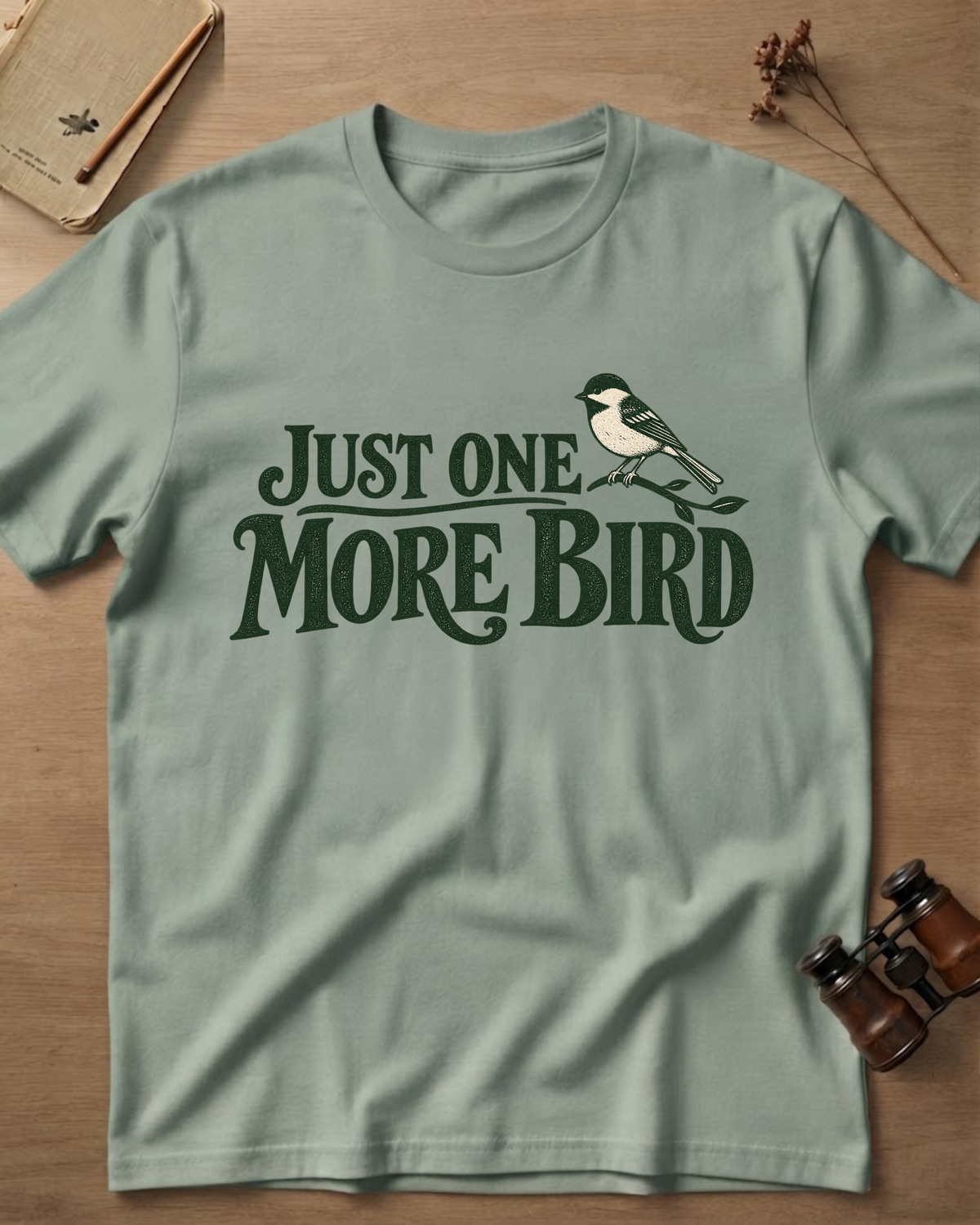 Just One More Bird, Perched T-Shirt