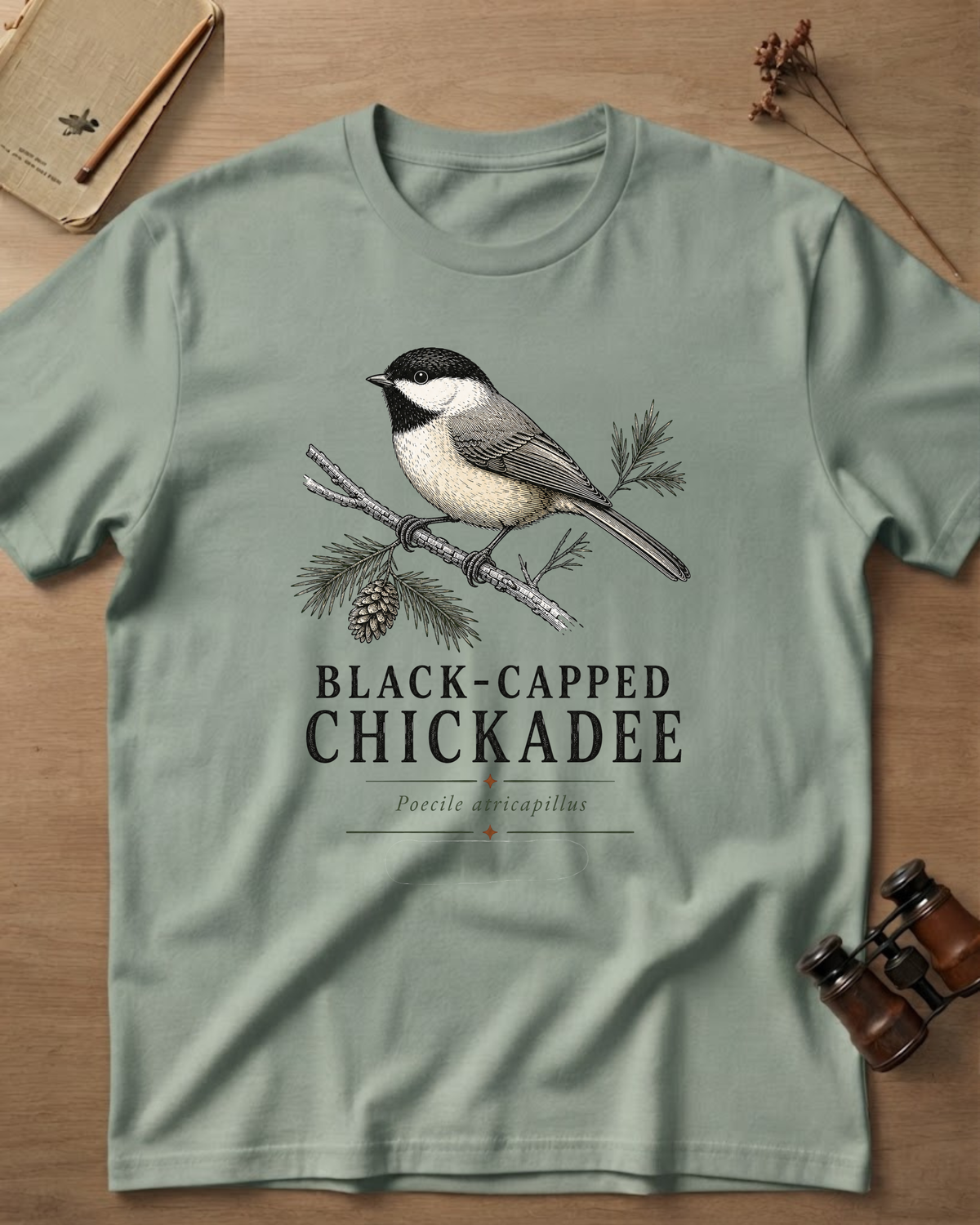 Black-Capped Chickadee T-Shirt