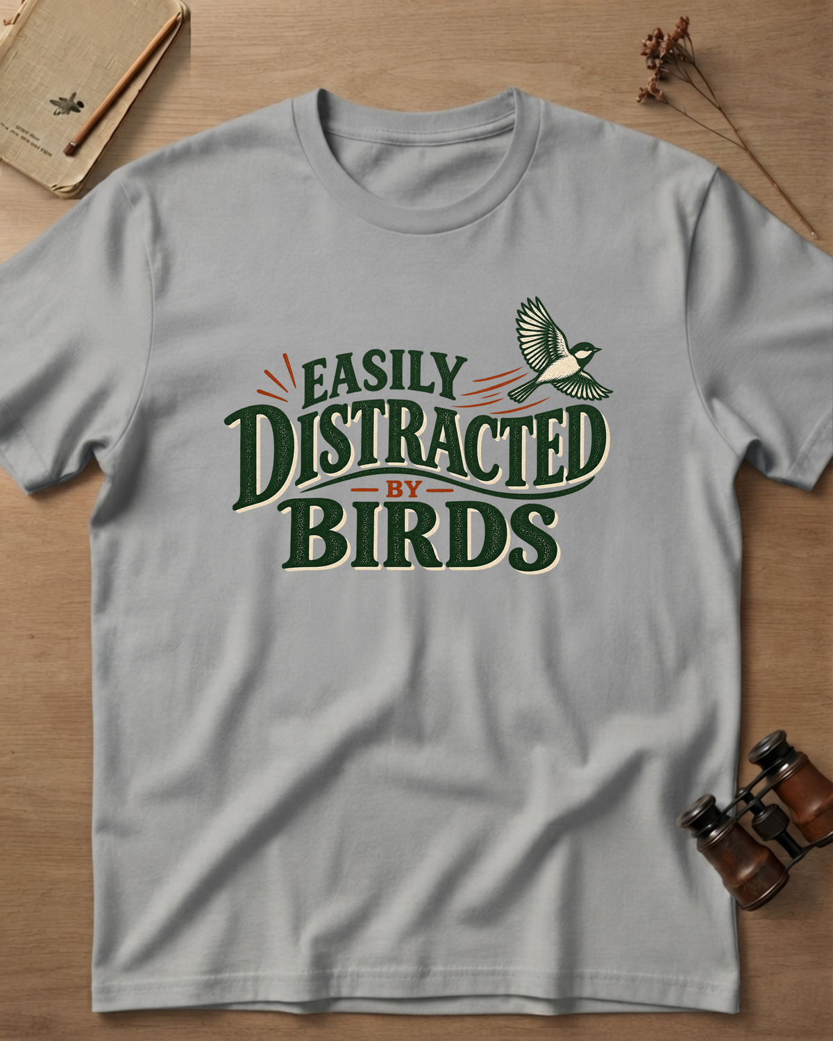 Easily Distracted By Birds T-Shirt