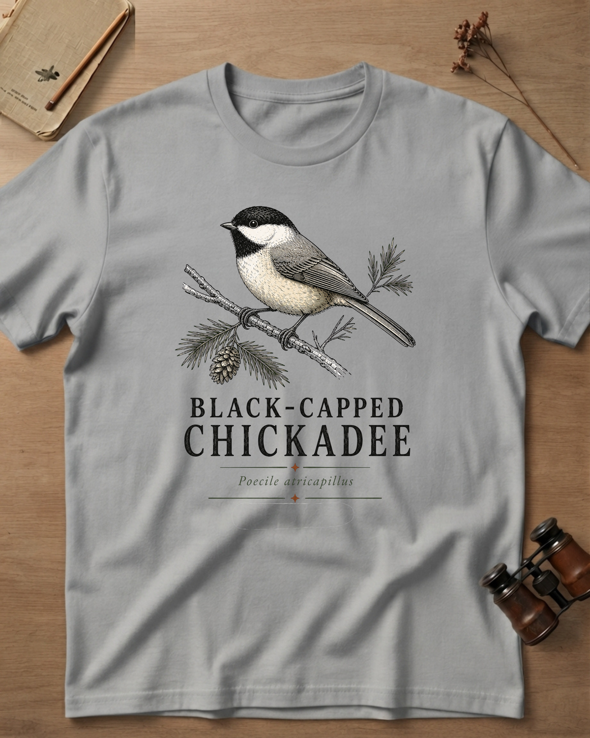Black-Capped Chickadee T-Shirt