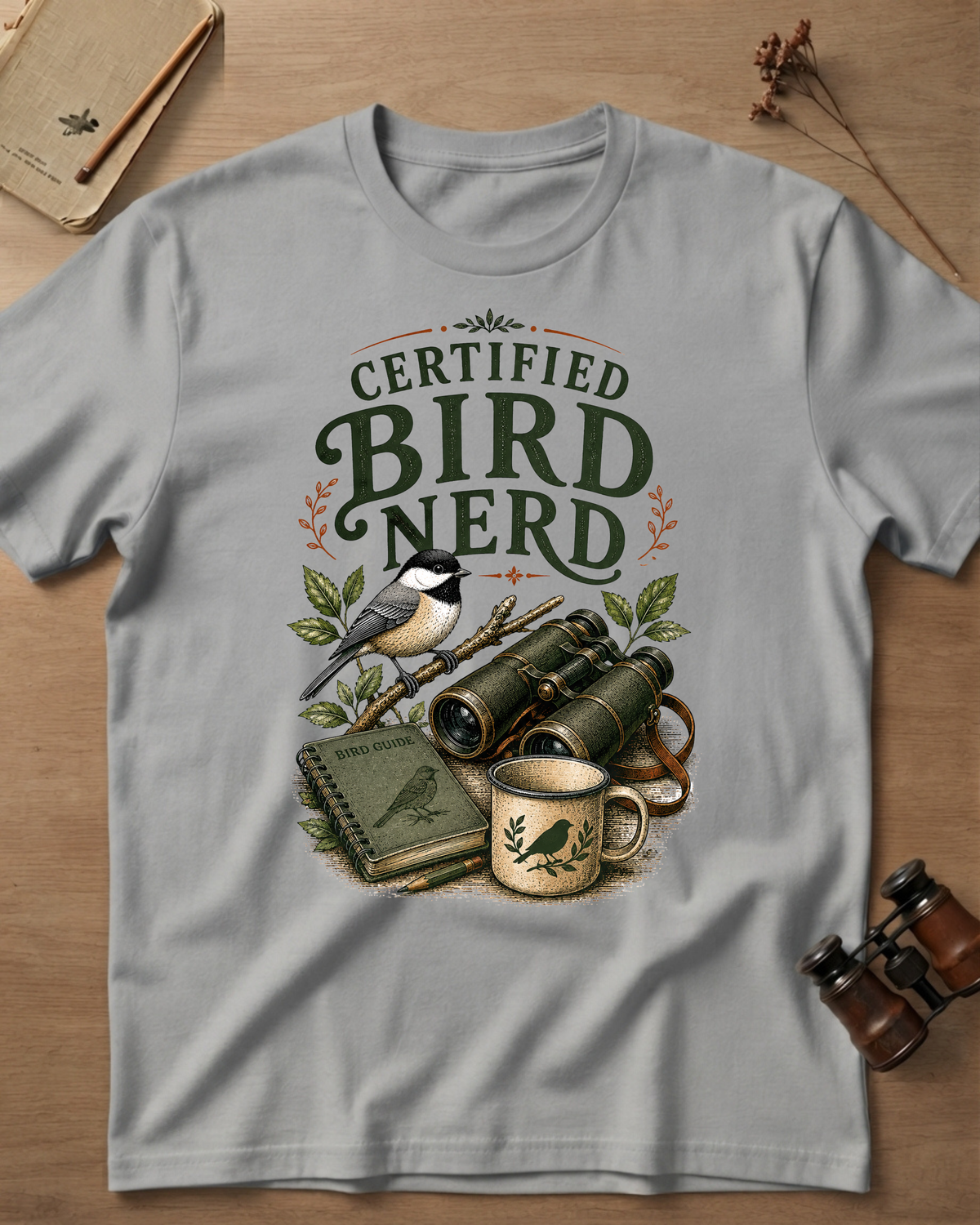 Certified Bird Nerd T-Shirt