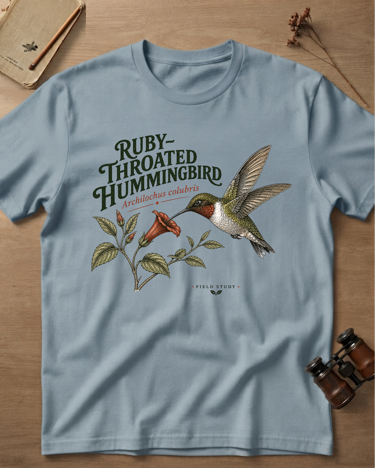 Ruby-Throated Hummingbird 1 T-Shirt