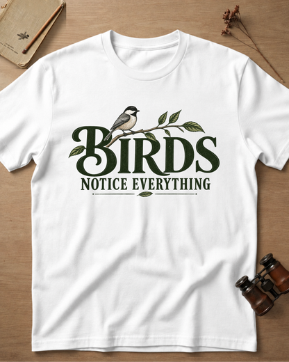 Birds Notice Everything T-Shirt