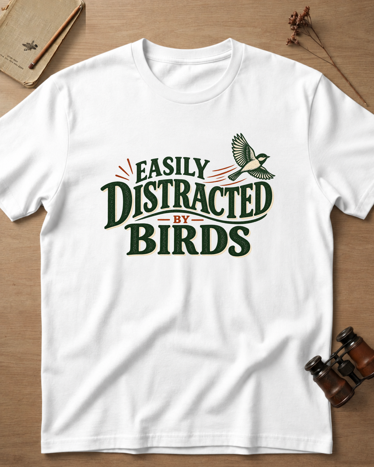 Easily Distracted By Birds T-Shirt