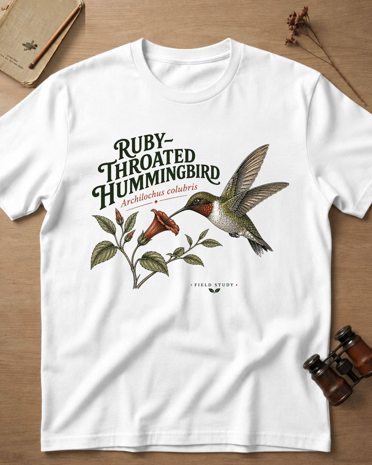 Ruby-Throated Hummingbird 1 T-Shirt